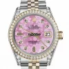 Nice Fake Rolex Lady-datejust 68274 Automatic Movement 31mm Gold/steel Case Womens Watch