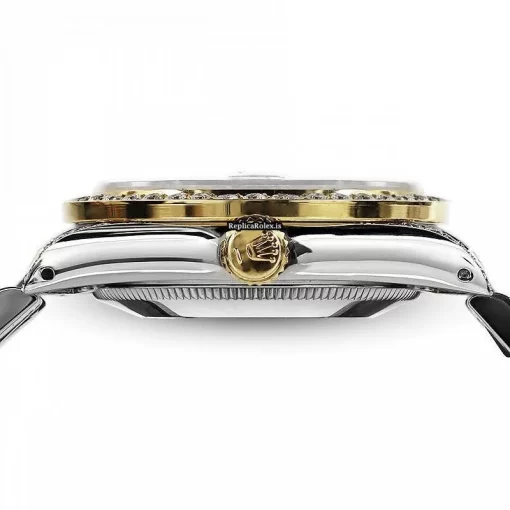 Nice Fake Rolex Lady-datejust 68274 Automatic Movement 31mm Gold/steel Case Womens Watch - Image 3