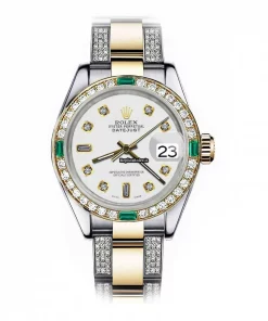 Distinctive Replica Rolex Lady-datejust 68273 Automatic Movement 31mm Gold/steel Case Womens Watch
