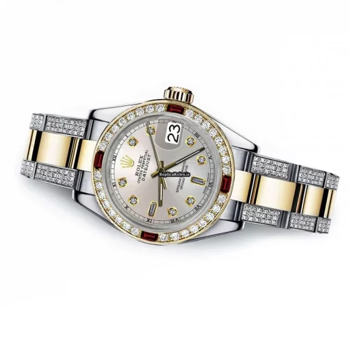 Quality Fake Rolex Datejust 16013 Automatic Movement 36mm Gold/steel Case Mens/unisex Watch - Image 2