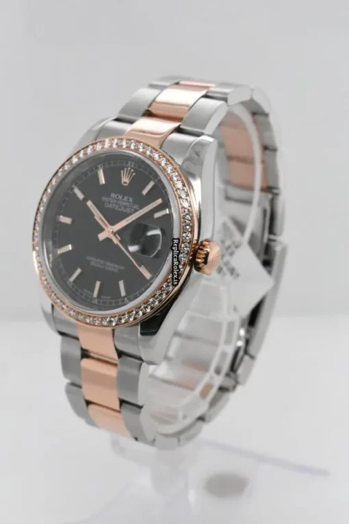 Quality Replica Rolex Datejust 116201 Automatic Movement 36mm Gold/steel Case Mens/unisex Watch - Image 2