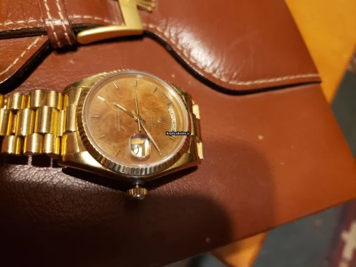 Perfect Fake Rolex Day-date 36 18038 Caliber 3055 Automatic Movement 36mm Yellow Gold Case Mens/unisex Watch - Image 10