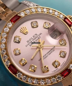 Discount Replica Rolex Lady-datejust 69173 Automatic Movement 26mm Gold/steel Case Womens Watch