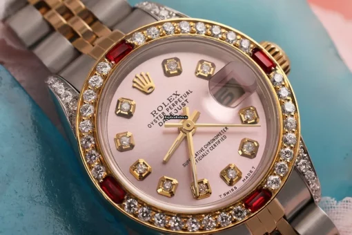 Discount Replica Rolex Lady-datejust 69173 Automatic Movement 26mm Gold/steel Case Womens Watch