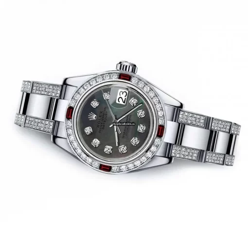 Fantastic Replica Rolex Lady-datejust 68274 Automatic Movement 31mm Steel Case Womens Watch - Image 2
