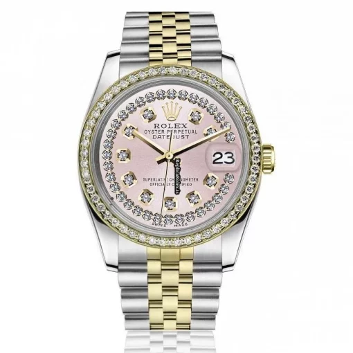 Wonderful Replica Rolex Lady-datejust 68274 Automatic Movement 31mm Gold/steel Case Womens Watch