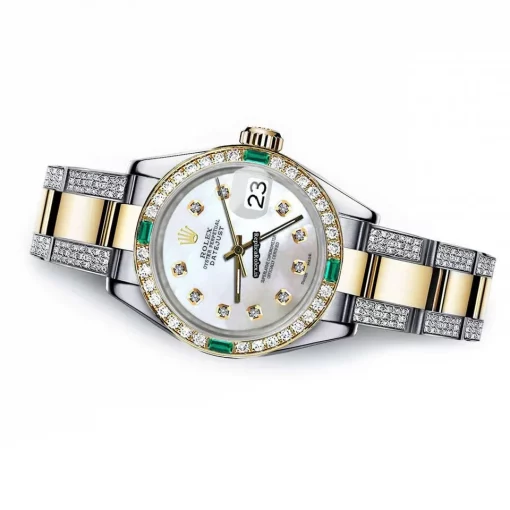 Recommend Replica Rolex Lady-datejust 68273 Automatic Movement 31mm Gold/steel Case Womens Watch - Image 2