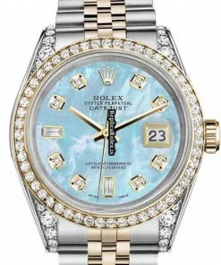 Discount Copy Rolex Datejust 16013 Automatic Movement 36mm Gold/steel Case Mens/unisex Watch