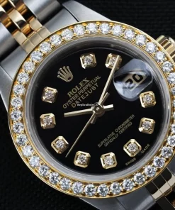 Remarkable Fake Rolex Lady-datejust 69173 Automatic Movement 26mm Gold/steel Case Womens Watch