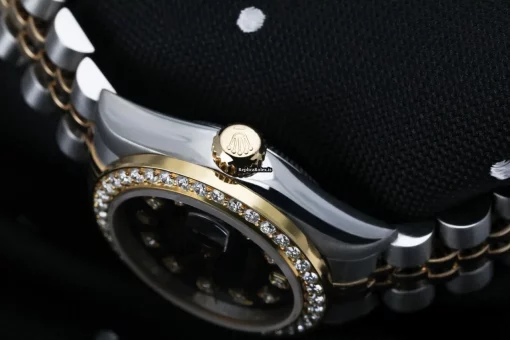 Remarkable Fake Rolex Lady-datejust 69173 Automatic Movement 26mm Gold/steel Case Womens Watch - Image 2