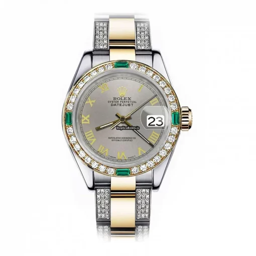 Recommend Clone Rolex Lady-datejust 68273 Automatic Movement 31mm Gold/steel Case Womens Watch