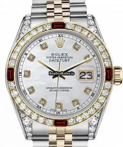 Durable Replica Rolex Lady-datejust 69173 Automatic Movement 26mm Gold/steel Case Womens Watch