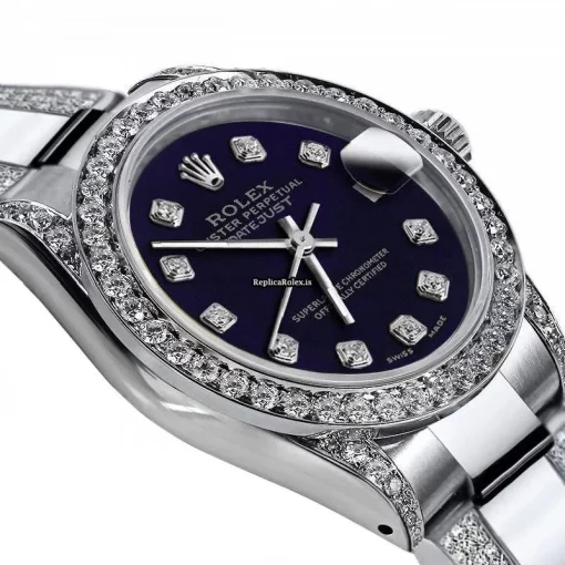 Fantastic Replica Rolex Lady-datejust 68274 Automatic Movement 31mm Steel Case Womens Watch - Image 2