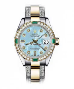 Trustworthy Replica Rolex Lady-datejust 68273 Automatic Movement 31mm Gold/steel Case Womens Watch