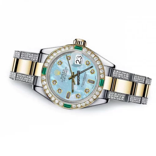Trustworthy Replica Rolex Lady-datejust 68273 Automatic Movement 31mm Gold/steel Case Womens Watch - Image 2