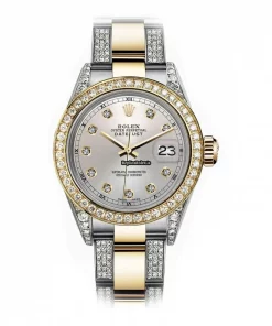 Good Fake Rolex Lady-datejust 69173 Automatic Movement 26mm Gold/steel Case Womens Watch