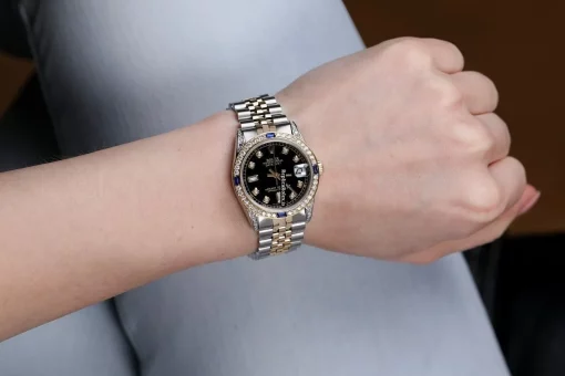 Lovely Replica Rolex Lady-datejust 68273 Automatic Movement 31mm Gold/steel Case Womens Watch - Image 6