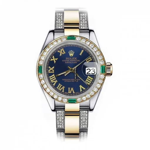 Top Replicas Rolex Lady-datejust 68273 Automatic Movement 31mm Gold/steel Case Womens Watch