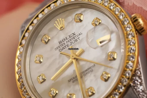 Epic Replicas Rolex Lady-datejust 68273 Automatic Movement 31mm Gold/steel Case Womens Watch - Image 2