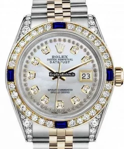 Excellent Replica Rolex Lady-datejust 68273 Automatic Movement 31mm Gold/steel Case Womens Watch