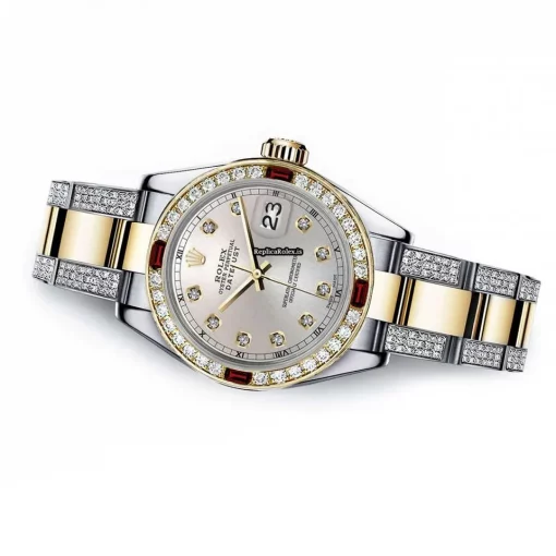 Cool Replica Rolex Datejust 16013 Automatic Movement 36mm Gold/steel Case Mens/unisex Watch - Image 2