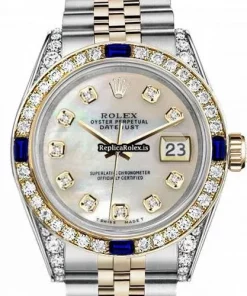 Perfect Replica Rolex Lady-datejust 68273 Automatic Movement 31mm Gold/steel Case Womens Watch