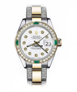 1:1 Replica Rolex Lady-datejust 68273 Automatic Movement 31mm Gold/steel Case Womens Watch