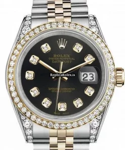 Fantastic Fake Rolex Lady-datejust 68274 Automatic Movement 31mm Gold/steel Case Womens Watch