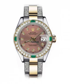 Quality Fakes Rolex Lady-datejust 68273 Automatic Movement 31mm Gold/steel Case Womens Watch