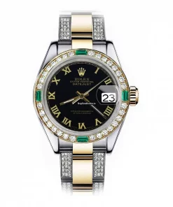Fantastic Copy Rolex Lady-datejust 68273 Automatic Movement 31mm Gold/steel Case Womens Watch