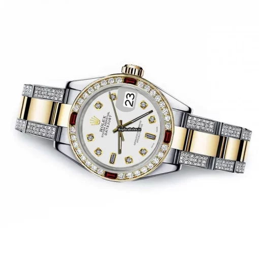 Fabulous Replica Rolex Datejust 16013 Automatic Movement 36mm Gold/steel Case Mens/unisex Watch - Image 2