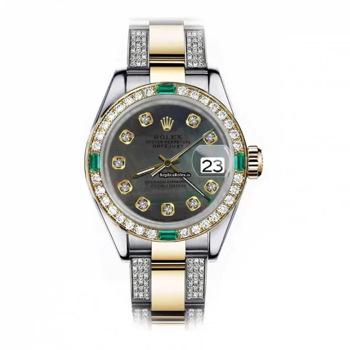 Luxury Replica Rolex Datejust 16013 Automatic Movement 36mm Gold/steel Case Mens/unisex Watch