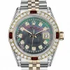 Top Fake Rolex Lady-datejust 69173 Automatic Movement 31mm Gold/steel Case Womens Watch