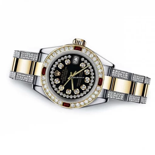 Durable Fake Rolex Datejust 16013 Automatic Movement 36mm Gold/steel Case Mens/unisex Watch - Image 2