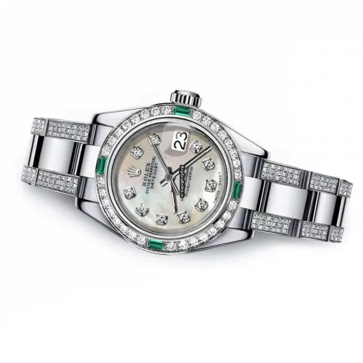 Perfect Imitation Rolex Lady-datejust 68274 Automatic Movement 31mm Steel Case Womens Watch - Image 2