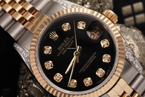 Design Replica Rolex Lady-datejust 68273 Automatic Movement 31mm Gold/steel Case Womens Watch