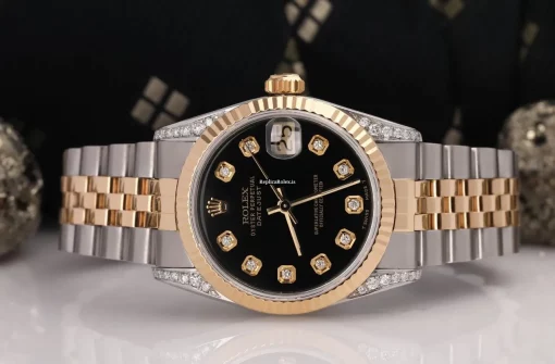 Design Replica Rolex Lady-datejust 68273 Automatic Movement 31mm Gold/steel Case Womens Watch - Image 5
