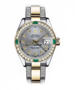 Amazing Replica Rolex Lady-datejust 68273 Automatic Movement 31mm Gold/steel Case Womens Watch