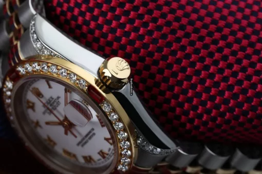 Wholesale Fakes Rolex Lady-datejust 69173 Automatic Movement 26mm Gold/steel Case Womens Watch - Image 2