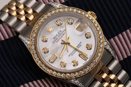 Special Copy Rolex Lady-datejust 68273 Automatic Movement 31mm Gold/steel Case Womens Watch