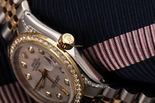 Special Copy Rolex Lady-datejust 68273 Automatic Movement 31mm Gold/steel Case Womens Watch - Image 3