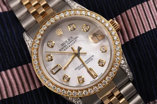 Special Copy Rolex Lady-datejust 68273 Automatic Movement 31mm Gold/steel Case Womens Watch - Image 4