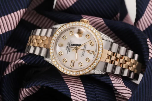 Special Copy Rolex Lady-datejust 68273 Automatic Movement 31mm Gold/steel Case Womens Watch - Image 6