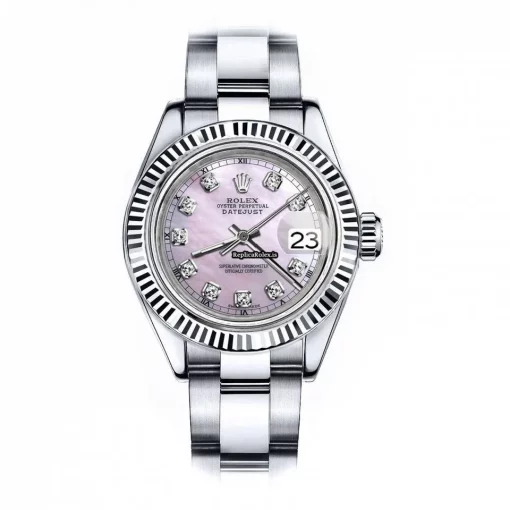 Luxury Knockoff Rolex Lady-datejust 69173 Automatic Movement 31mm Steel Case Womens Watch