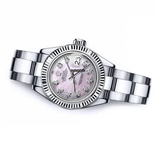 Luxury Knockoff Rolex Lady-datejust 69173 Automatic Movement 31mm Steel Case Womens Watch - Image 2