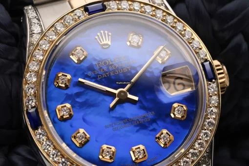 Design Fake Rolex Lady-datejust 68273 Automatic Movement 31mm Gold/steel Case Womens Watch - Image 2
