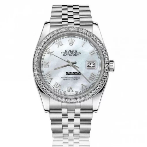 Swiss Knockoff Rolex Lady-datejust 69173 Automatic Movement 26mm Steel Case Womens Watch