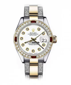 Remarkable Clone Rolex Datejust 16013 Automatic Movement 36mm Gold/steel Case Mens/unisex Watch