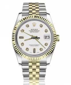 Suitable Replica Rolex Lady-datejust 69173 Automatic Movement 26mm Gold/steel Case Womens Watch