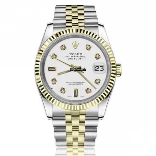 Suitable Replica Rolex Lady-datejust 69173 Automatic Movement 26mm Gold/steel Case Womens Watch